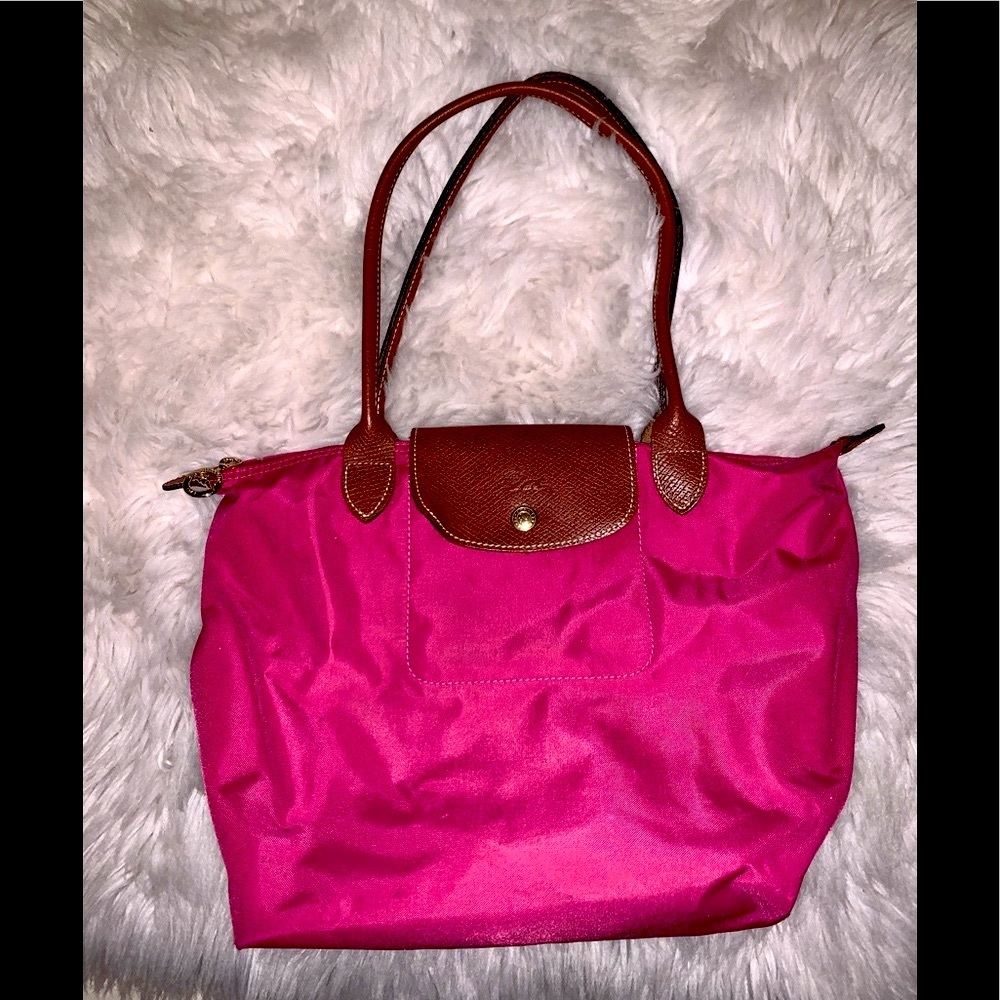 💗LONGCHAMP LE PLIAGE SMALL PINK TOTE💗